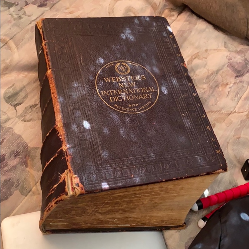 Vintage 1931 dictionary